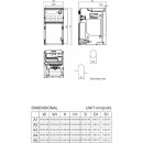 Przemiennik częstotliwości 1-fazowy 0,2 kW 230VAC Delta Electronics VFD1A6MS21ANSAA 